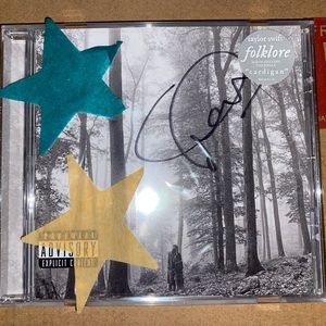 Signed Taylor Swift Folklore CD with original confetti